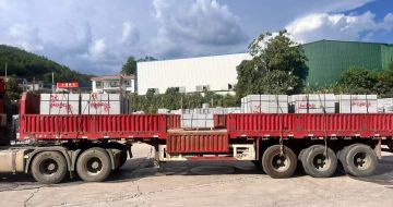 黑河 芝麻灰花岗岩地铺石出货日常