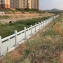 黑河 白麻河道栏杆效果展示图