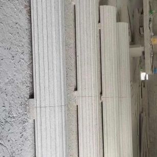 黑河 花岗岩厂家带你看白麻花岗岩门楼大柱柱皮