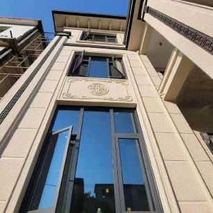 黑河 黄金麻荔枝面别墅外墙干挂效果展示