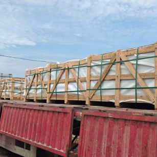 黑河 芝麻白花岗岩地铺石出口专车-泰国游