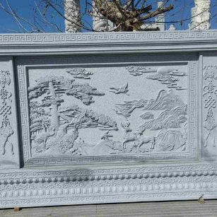黑河 芝麻白大型照壁，屏风，影壁