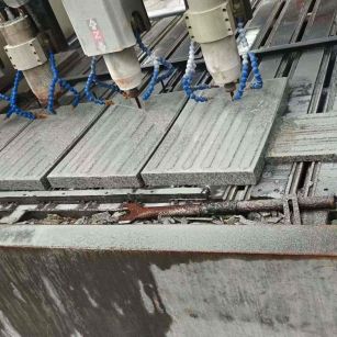 黑河 芝麻白花岗岩荔枝面盲道雕刻