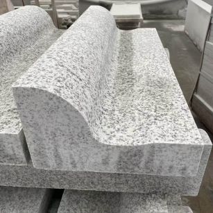 黑河 白麻花岗岩S型路沿石，路侧石，马路牙子等