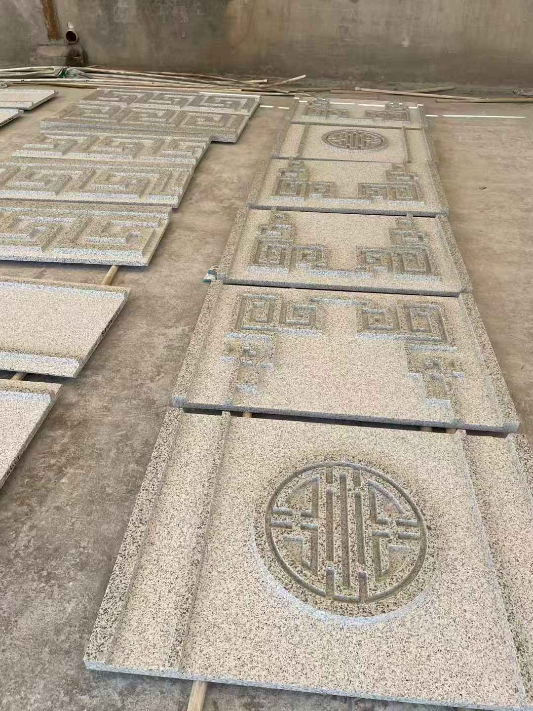 黑河 白麻花岗岩外墙立面雕刻板