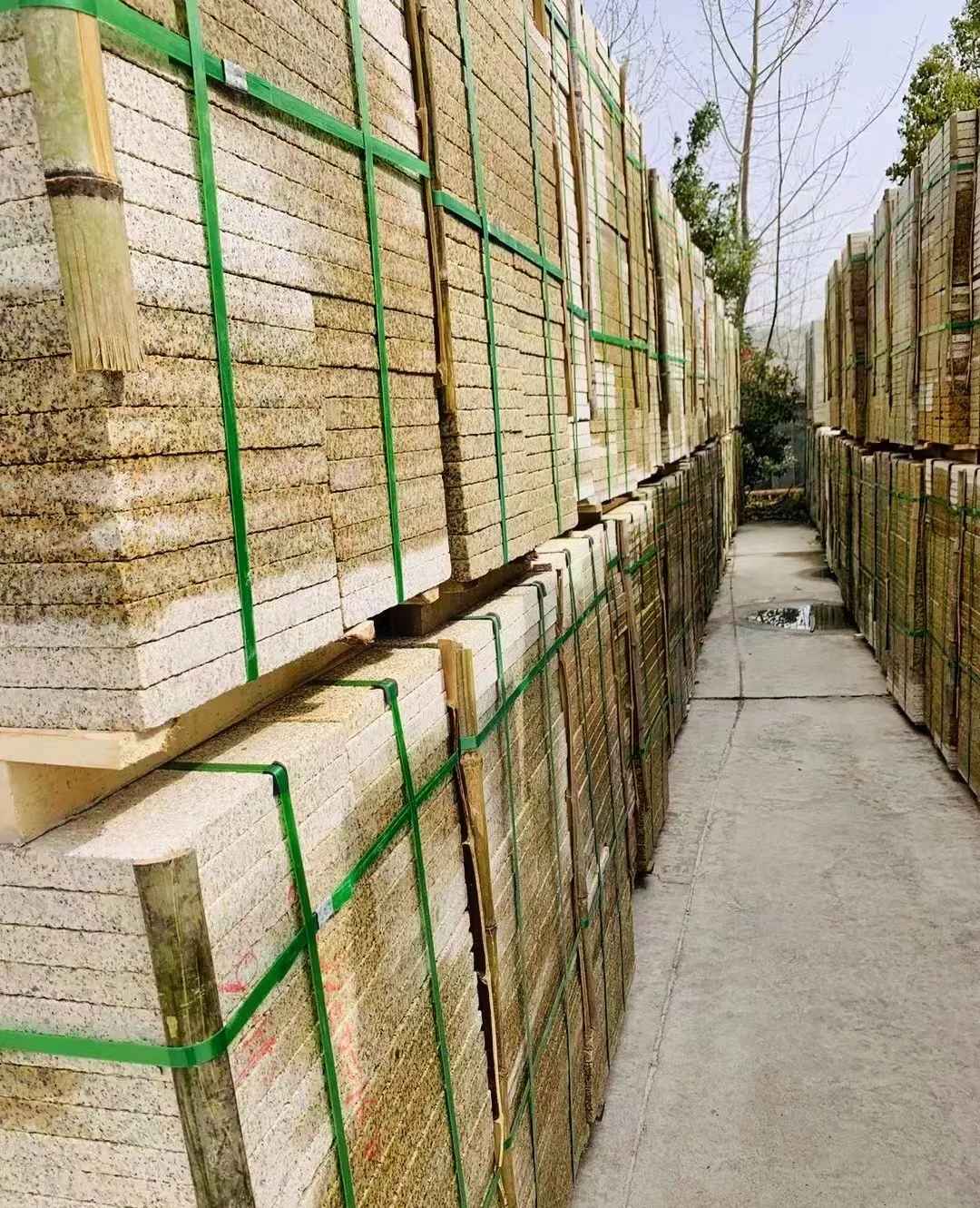 黑河 黄金麻花岗岩荔枝面地铺石