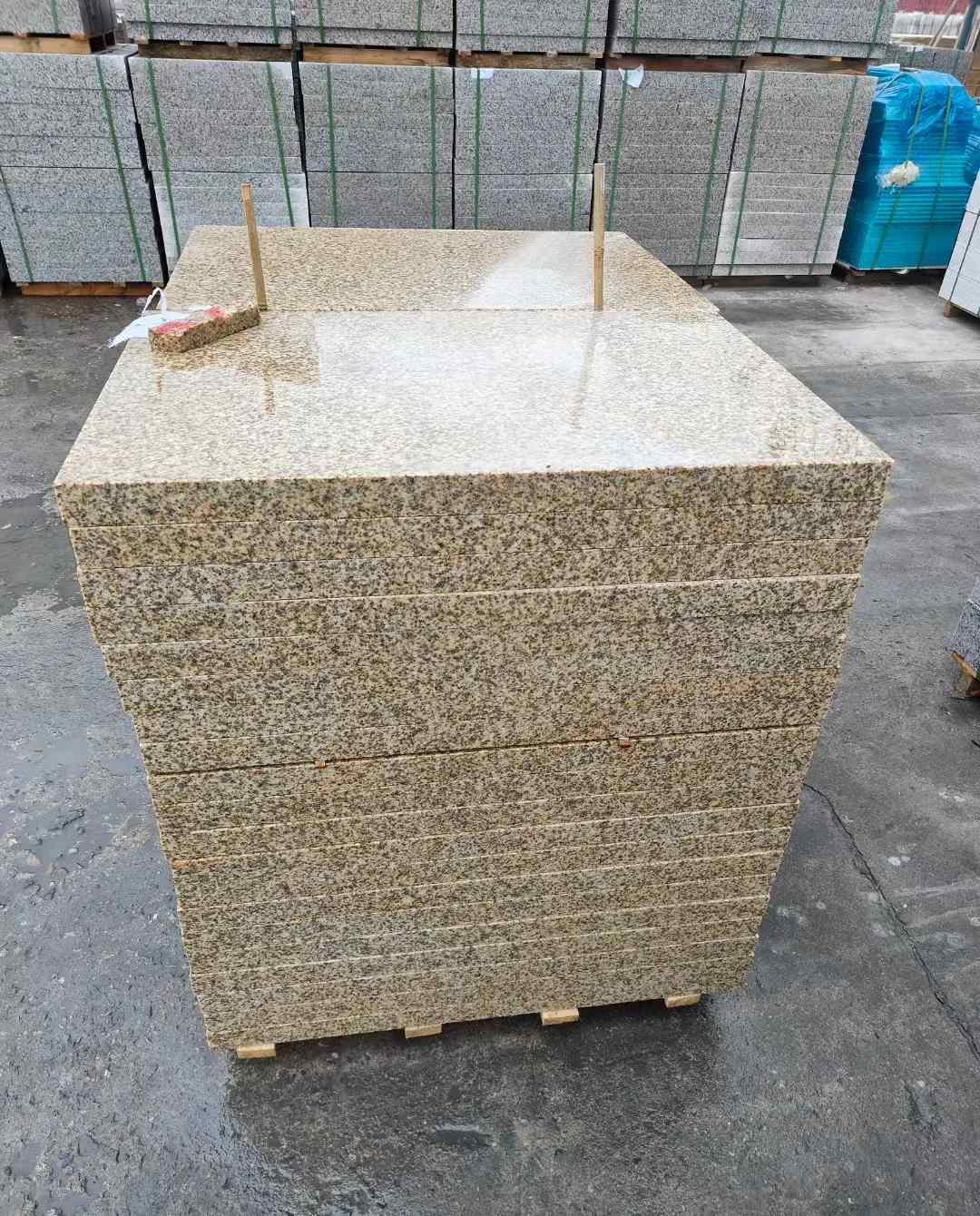 黑河 湖北黄金麻花岗岩石材荔枝面外墙石材