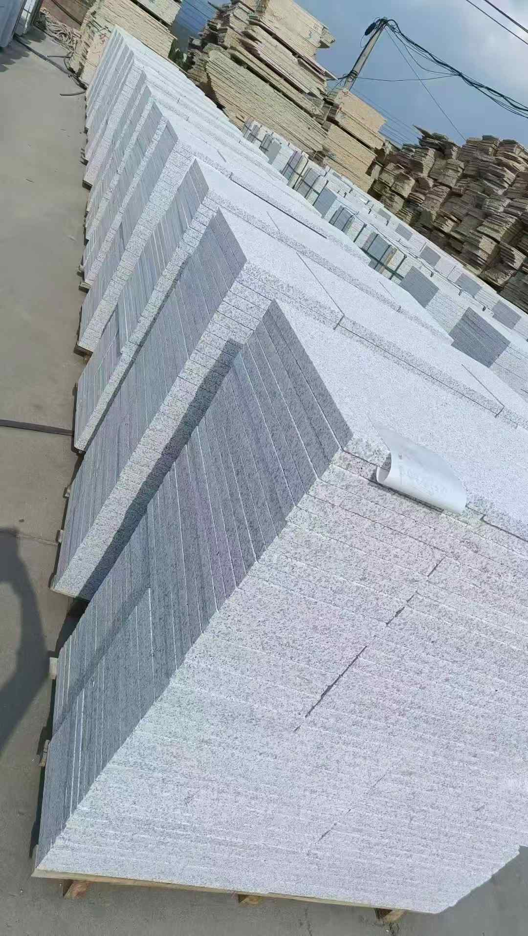 黑河 白麻荔枝面花岗岩地铺石