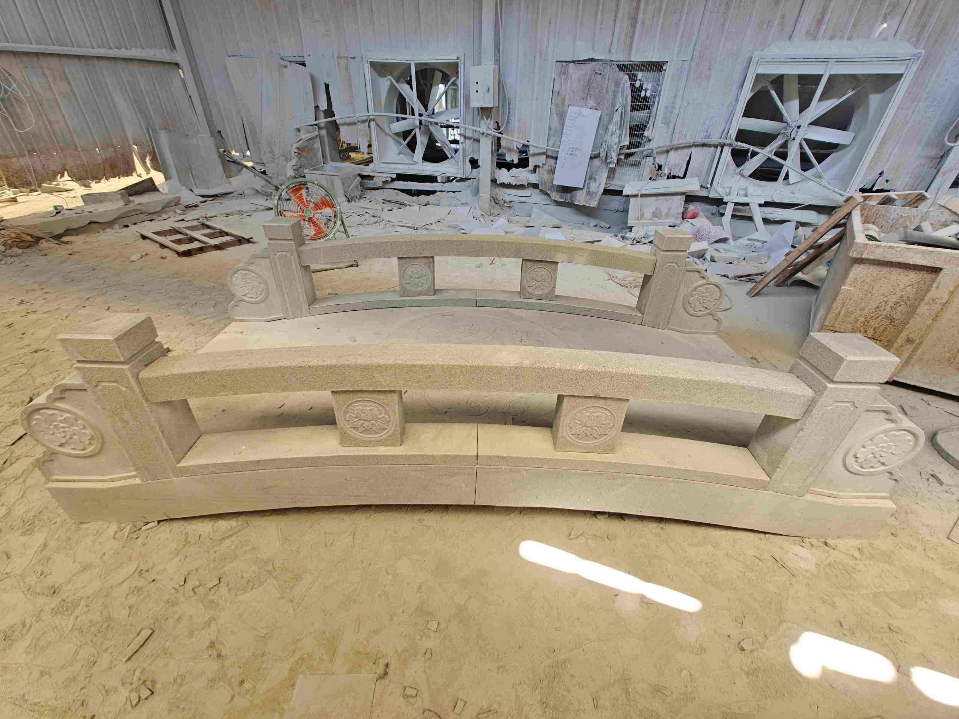 黑河 芝麻灰花岗岩异形加工-拱桥，石桥