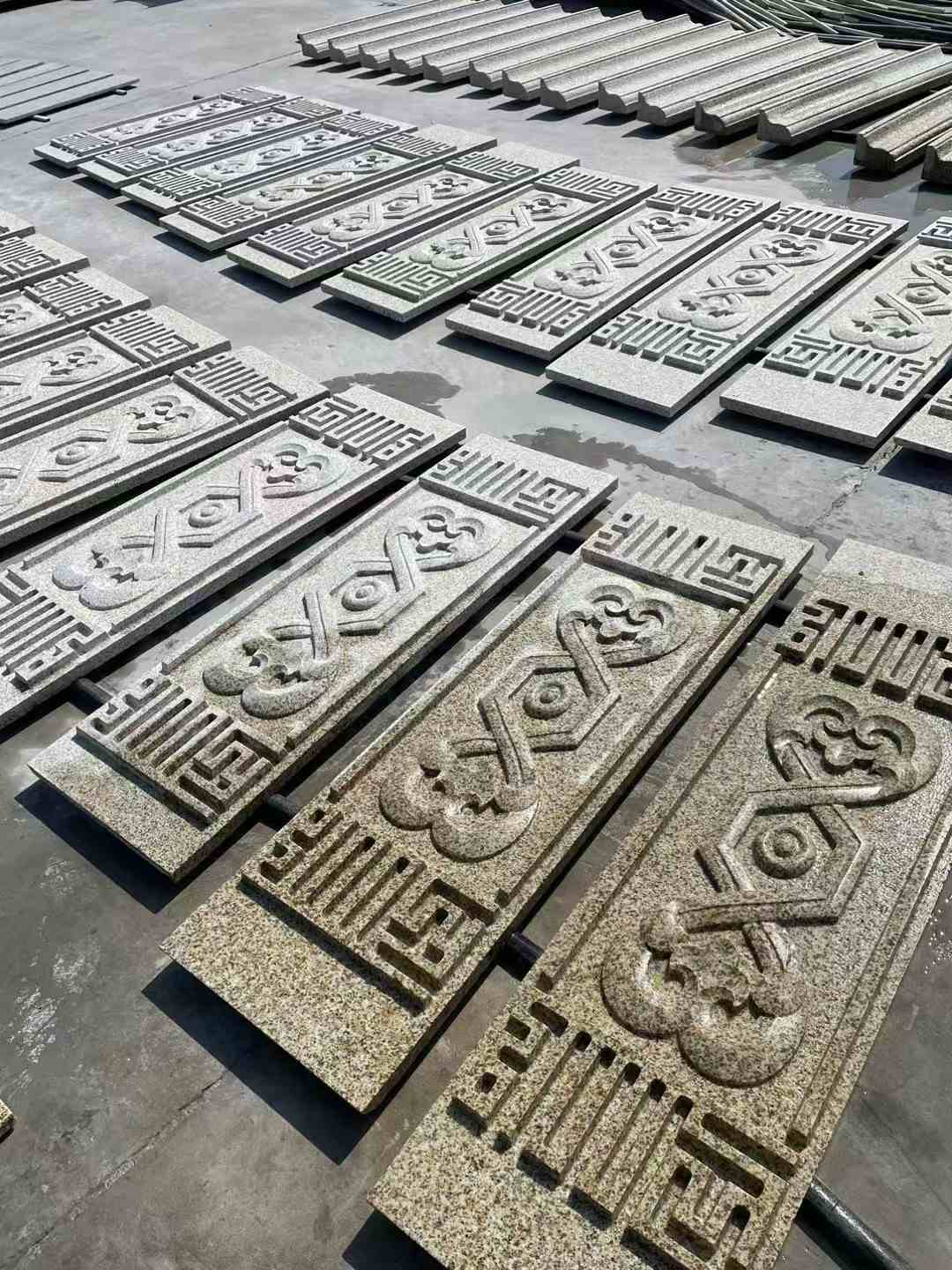 黑河 黄金麻花岗岩外墙雕刻板