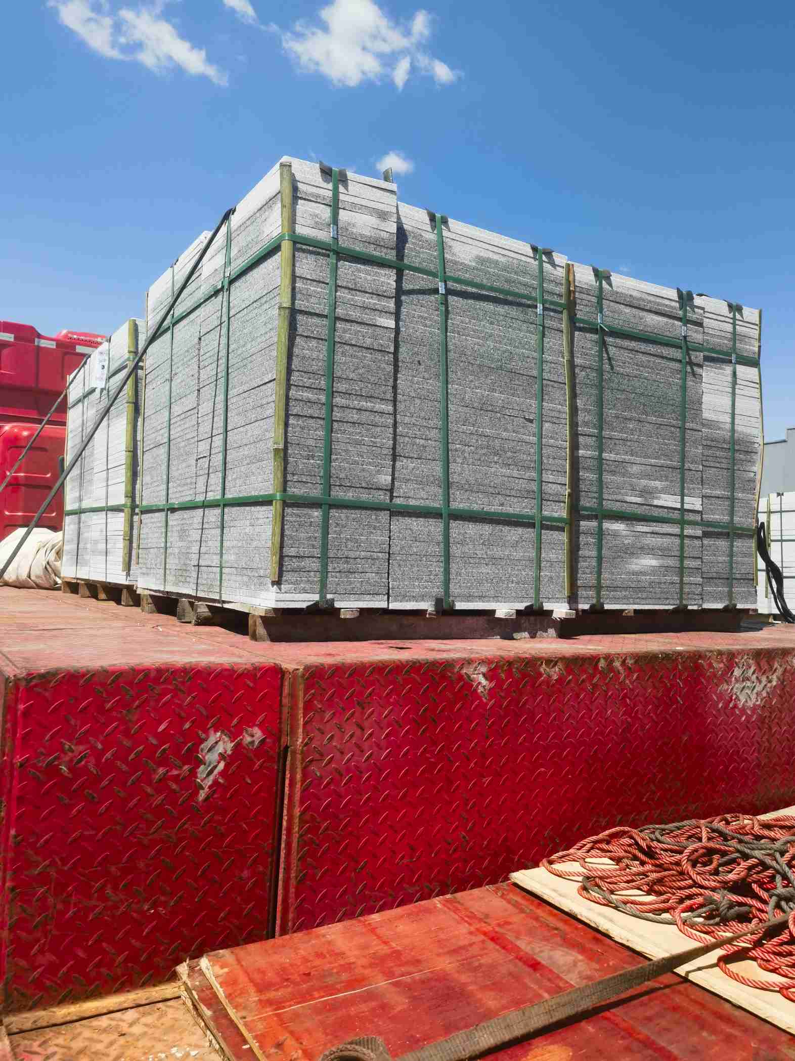 黑河 芝麻白火烧规格板地铺石300*600/600*600