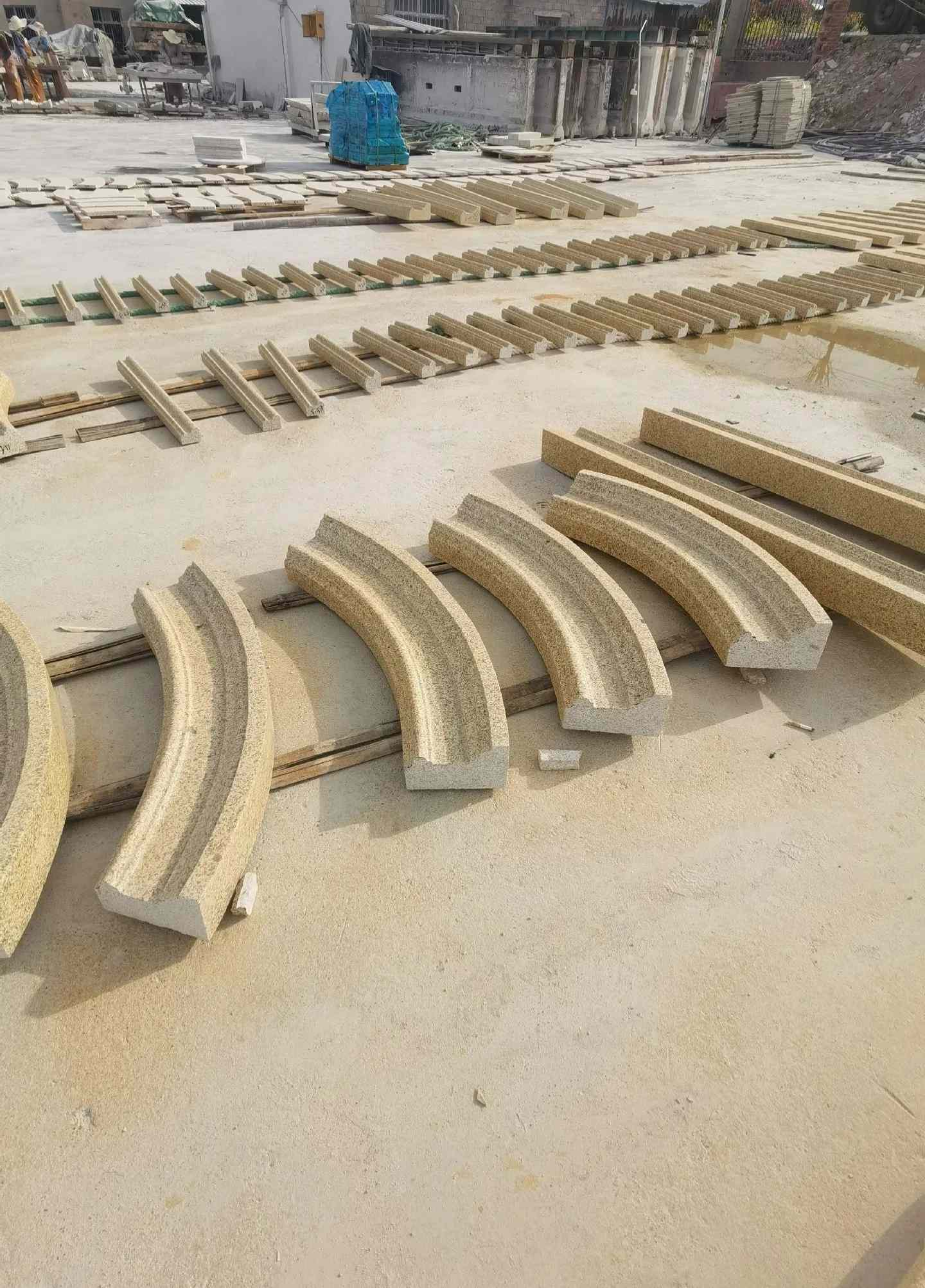 黑河 黄金麻花岗岩别墅线条